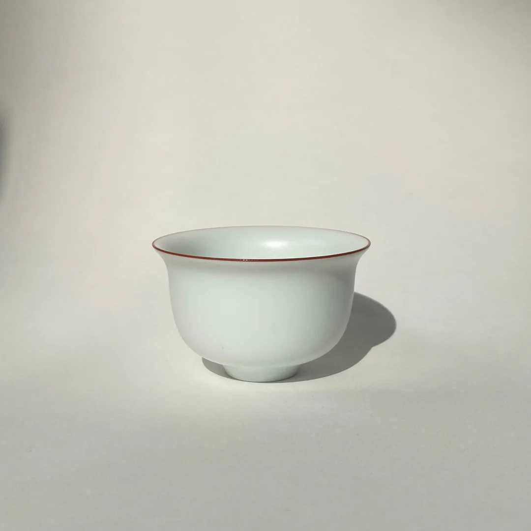 Matte Glazed Porcelain Teacup - Classic 白瓷茶杯 - 經典