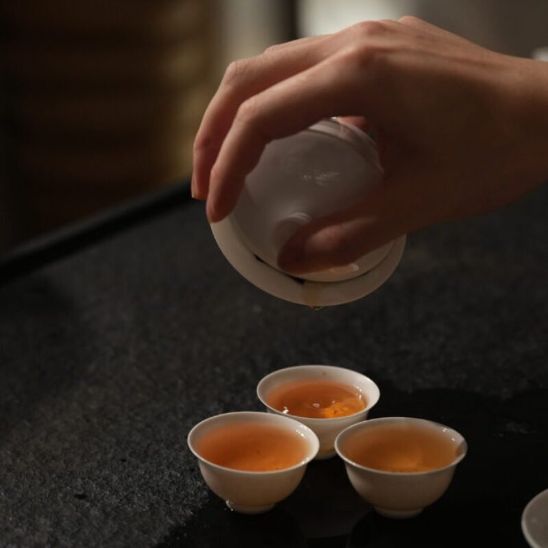 Gongfu style brewing tea